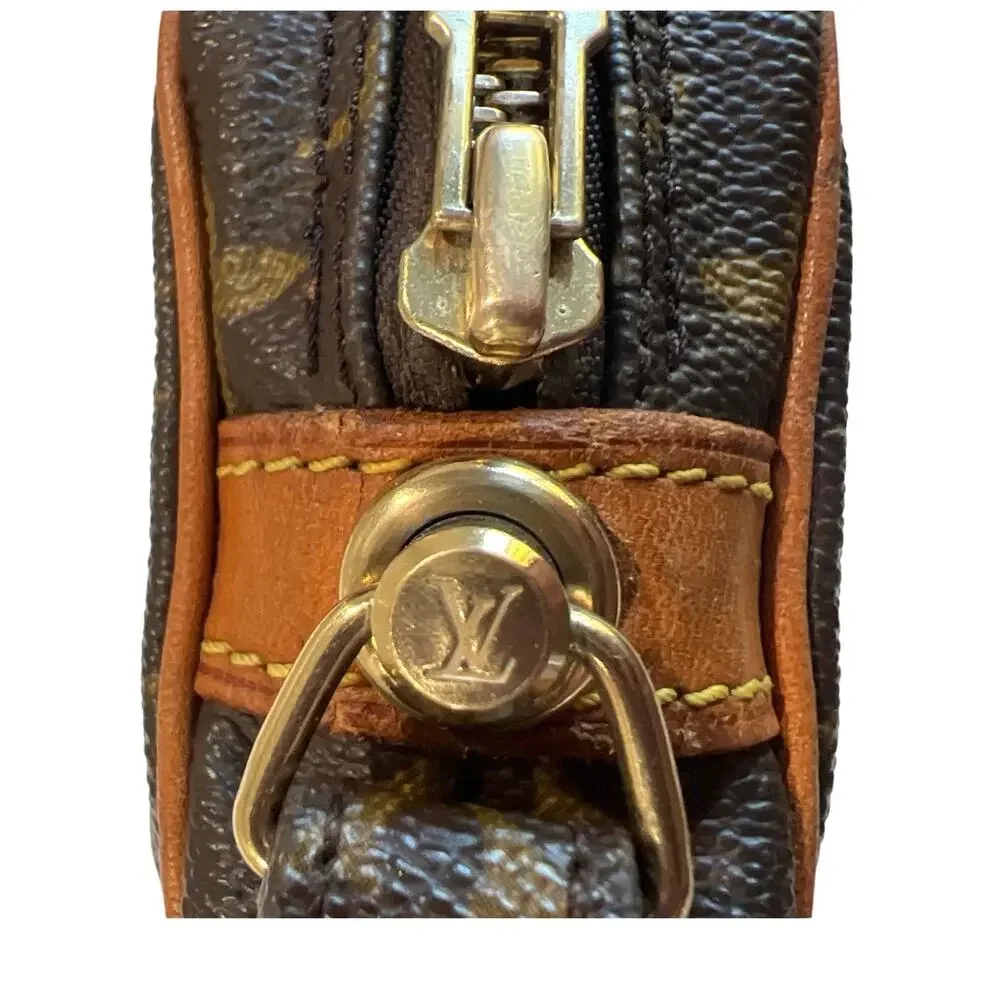Louis Vuitton Marly Dragonne PM Clutch Bag w/ COA TH0920 Authentic Vintage EUC